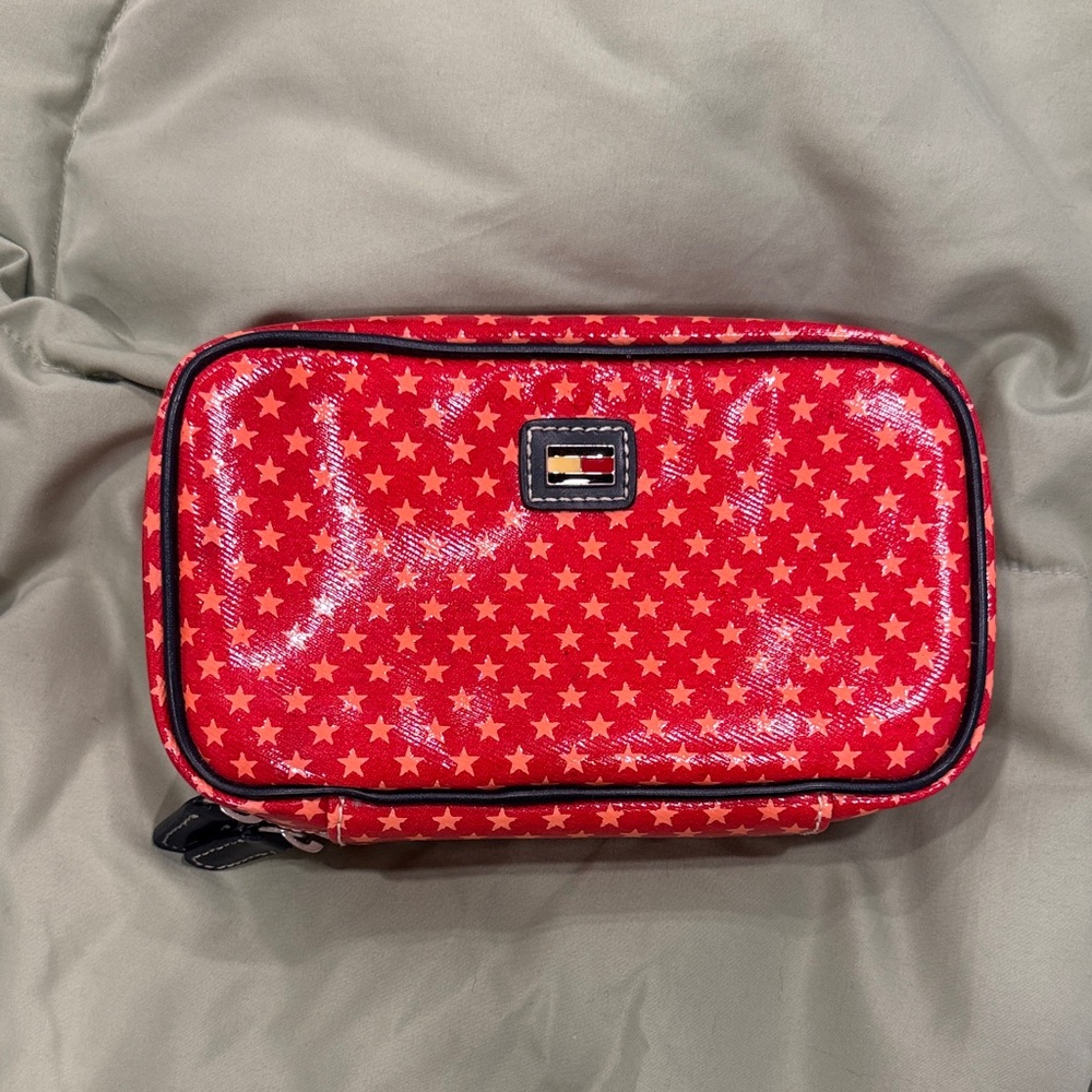 Tommy Hilfiger Red and Black clutch (red star print)